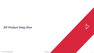 ©2021 GAVS Technologies Confidential 3
ZIF Product Deep Dive
 