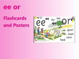 Flashcards and posters ee or
