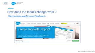 @NBS Consulting 2020. Tous droits réservés.
How does the IdeaExchange work ?
https://success.salesforce.com/ideaSearch
 