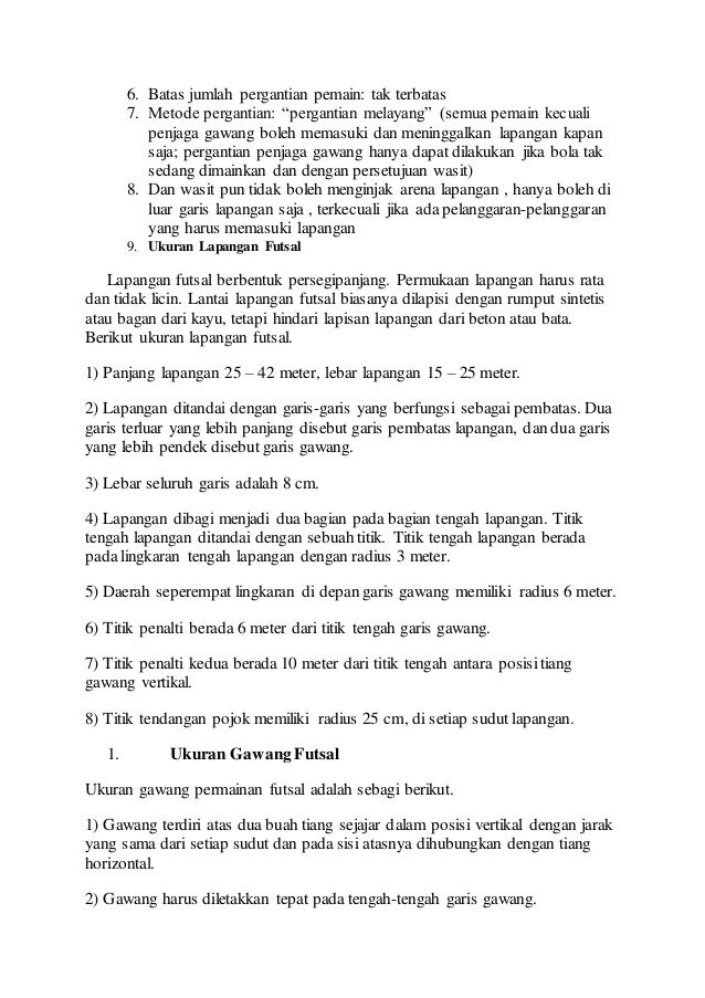 Gawang futsal portabel