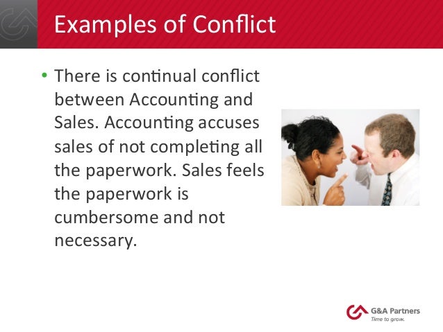conflict at workplace examples