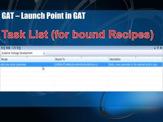 GAT – Launch Point in GAT
 