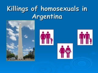 Gay Murders in Argentina