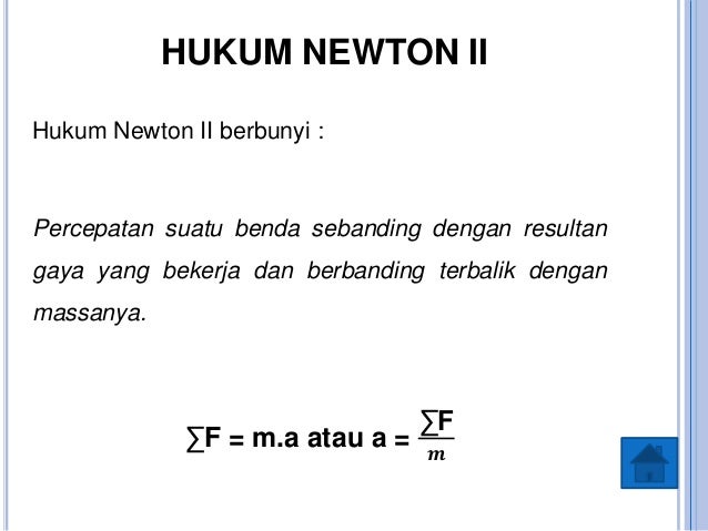 Powerpoint Mengenai Hukum Newton I Ii Dan Iii