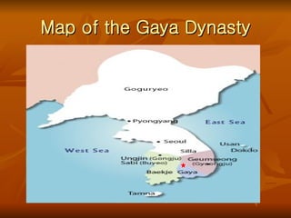 Map of the Gaya Dynasty 
