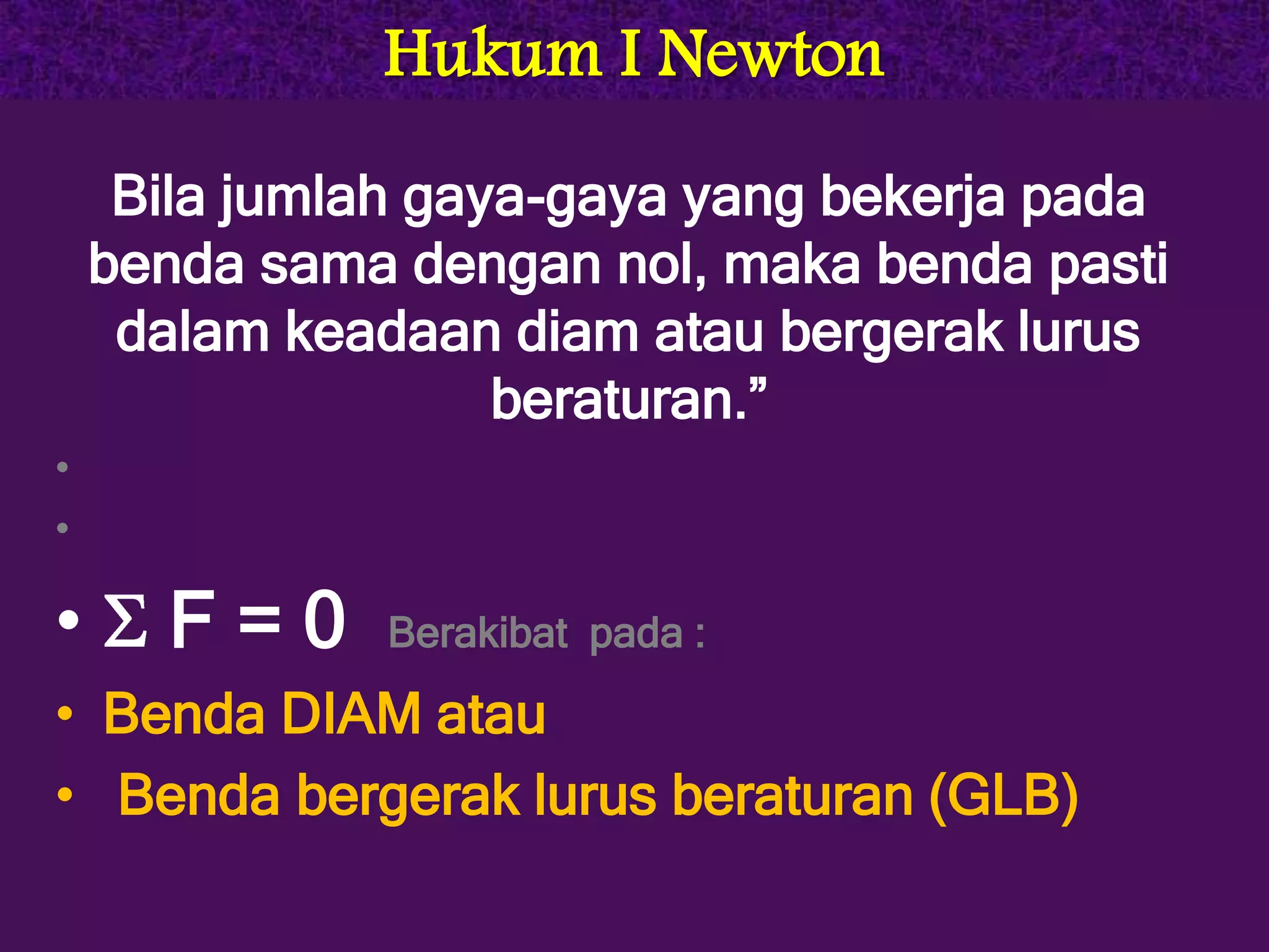 Gaya dan Hukum Newton | PPTX