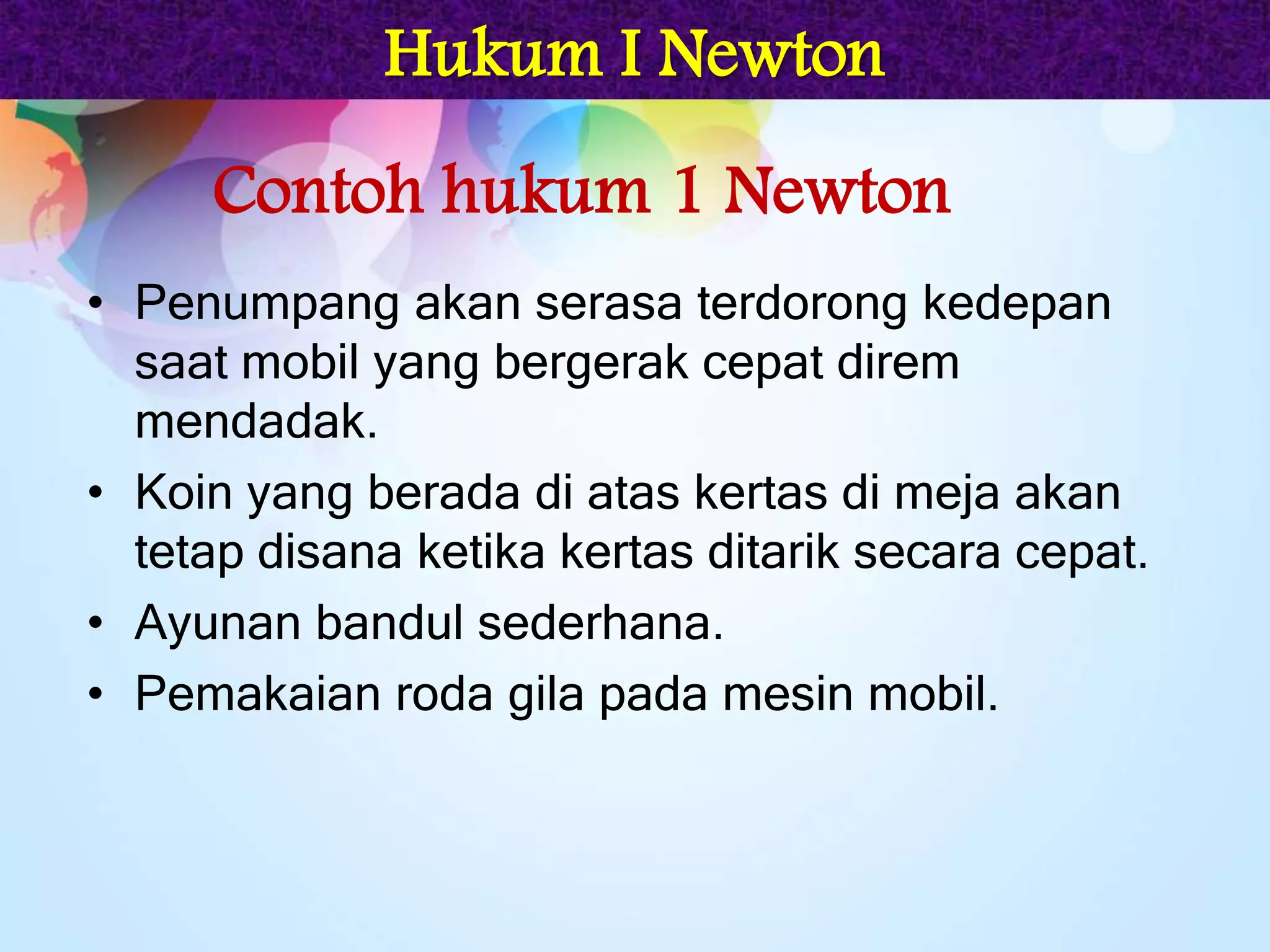 Gaya dan Hukum Newton | PPTX