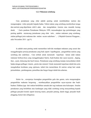 Gaya Hidup Sihat