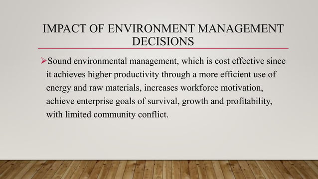 Environmental Management PPT environmental-management-ppt