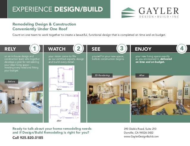 gayler design build remodeling process flyer how to build a flyer