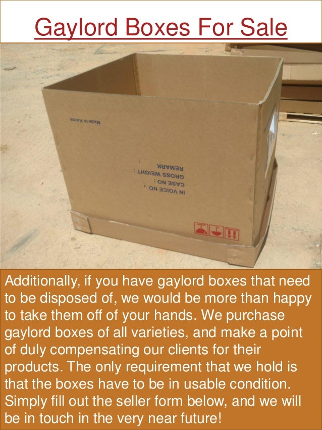 Gaylord Boxes for sale Call US ( 708 316 8448)