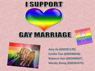 Amy Jia (830391129)
Cecilia Tian (830390638)
Rebecca Han (830390607)
Wendy Zhang (830391072)
 