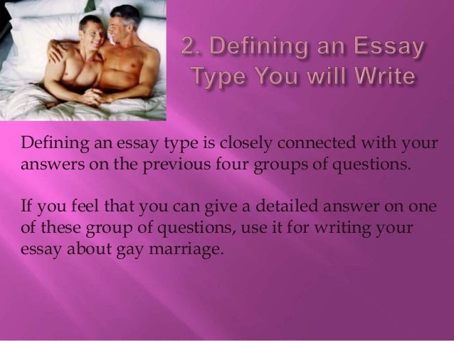 Argumentative Essay Questions About Gay Marriage 25