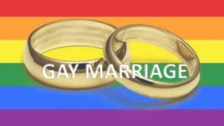 GAY MARRIAGE
 