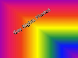 Gay Rights Photos 