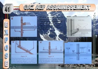 Placée sur une première culotte, la
colonne d’évacuation des eaux
usées permet de reprendre sous le
plancher les appareils sanitaires
dont les collecteurs sont sous le
plafond (douches encastrées ou
bondes de sol)
 