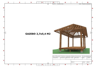 Design Gazebo Standard 2,7 x 5,4 M2