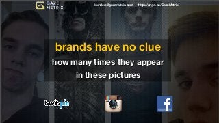 Gazemetrix - know when and where your brands are photographed