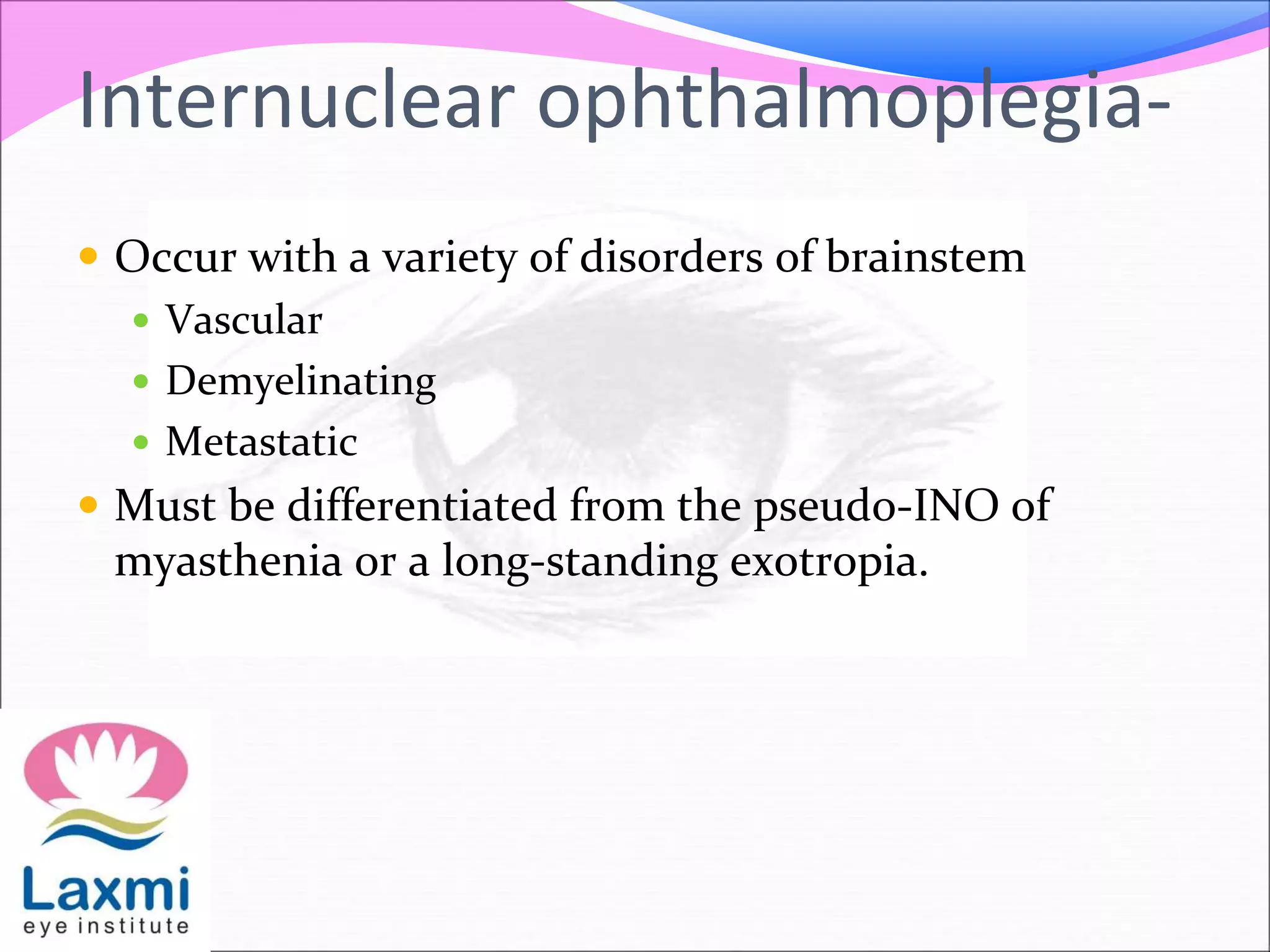 Gaze palsy | PPTX