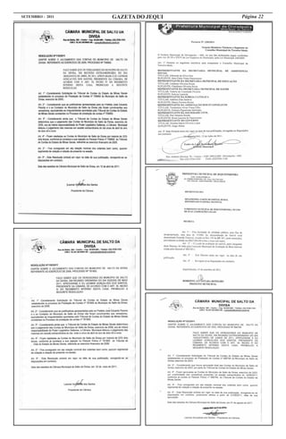 SETEMBRO - 2011   GAZETA DO JEQUI   Página 22
 