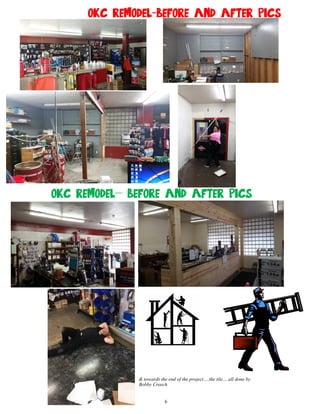 6
—
& towards the end of the project….the tile….all done by
Bobby Creech
 