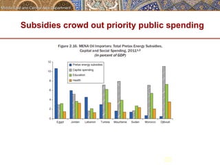 Subsidies crowd out priority public spending 
20 
 