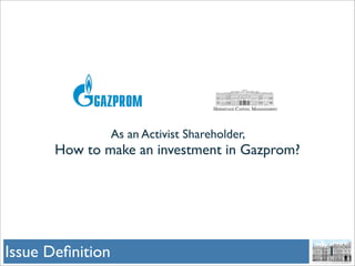 Gazprom And Hermitage