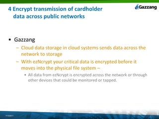 Control who can decrypt the data, beyond normal database and file system protections.