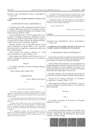 Gazzetta ufficiale 20 luglio 2013 Decreto Balduzzi | PDF | Business