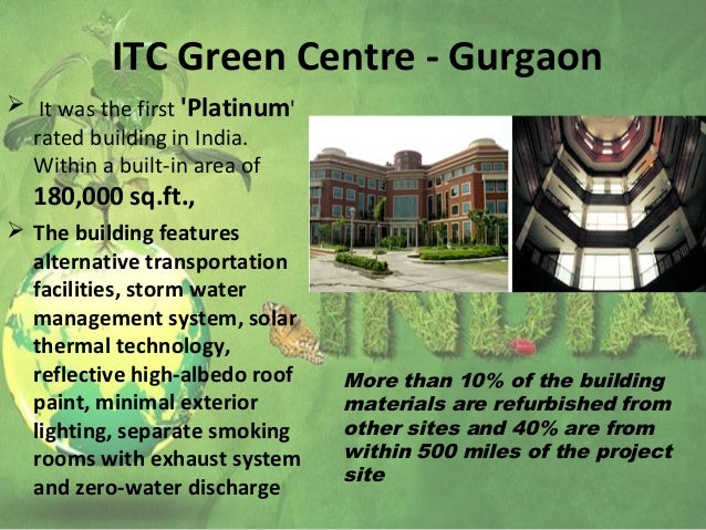 Sustainable building case study slideshare image
