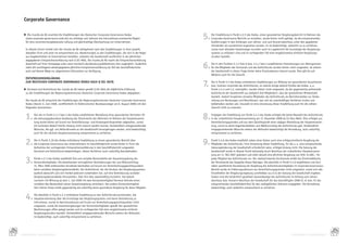 Corporate Governance

      E Die	ricardo.de	AG	erachtet	die	Empfehlungen	des	Deutschen	Corporate	Governance	Kodex
       (www.corporate-governance-code.de)	als	wichtige	und	national	wie	international	anerkannte	Regeln	
       für	eine	verantwortungsbewusste	Leitung	und	gleichzeitige	Überwachung	von	Unternehmen.
                                                                                                                   5.   Der	Empfehlung	in	Punkt	4.2.5	des	Kodex,	einen	gesonderten	Vergütungsbericht	im	Rahmen	des	
                                                                                                                        Corporate-Governance-Berichts	zu	erstatten,	wurde	bisher	nicht	gefolgt,	da	die	entsprechenden	
                                                                                                                        Ausführungen	in	den	Anhängen	zum	Jahres-	und	zum	Konzernabschluss	unter	den	gegebenen	
                                                                                                                        Umständen	als	ausreichend	angesehen	wurden.	Es	ist	beabsichtigt,	weiterhin	so	zu	verfahren,	
      	 In	diesem	Sinne	richtet	sich	die	ricardo.de	AG	weitgehend	nach	den	Empfehlungen	in	ihrer	jeweils	               zumal	nach	aktueller	Gesetzeslage	nunmehr	auch	im	Lagebericht	die	Grundzüge	des	Vergütungs-
        aktuellen	Form	und	setzt	sie	entsprechend	um.	Abweichungen	zu	den	Empfehlungen,	die	sich	in	der	Regel	          systems	zu	erläutern	sind	und	im	vorliegenden	Fall	eine	vergleichsweise	einfache	Vergütungs-
        aus	Gegebenheiten	im	Unternehmen	herleiten,	erläutert	die	Gesellschaft	ausführlich	in	der	jährlichen	           struktur	besteht.
        abgegebenen	Entsprechenserklärung	nach	§	161	AktG.	Die	ricardo.de	AG	macht	die	Ent	 prechenserklärung	
                                                                                            s
        dauerhaft	auf	ihrer	Homepage	unter	www.ricardo24.de/aboutus/publikationen.htm	zugänglich.	Zusätzlich	
        steht	die	nachfolgend	wiedergegebene	jährliche	Entsprechenserklärung	als	Teil	des	Geschäftsberichts	
        auch	auf	diesem	Wege	zur	allgemeinen	Information	zur	Verfügung.
                                                                                                                   6.   Die	in	den	Punkten	5.1.2	Satz	6	bzw.	5.4.1	Satz	2	empfohlenen	Festsetzungen	von	Altersgrenzen	
                                                                                                                        für	die	Mitglieder	des	Vorstands	und	des	Aufsichtsrats	wurden	bisher	nicht	umgesetzt,	da	seitens	
                                                                                                                        der	Gesellschaft	in	dieser	Frage	bisher	keine	Praxisrelevanz	erkannt	wurde.	Dies	gilt	bis	auf	
                                                                                                                        Weiteres	auch	für	die	Zukunft.
       entsPRechenseRkläRunG
       zum deutschen coRPoRate GoVeRnance kodeX nach § 161 aktG

      E Vorstand	und	Aufsichtsrat	der	ricardo.de	AG	haben	gemäß	§	161	AktG	die	alljährliche	Erklärung
                                                                                                                   7.   Die	in	Punkt	5.3	des	Kodex	enthaltenen	Empfehlungen	zur	Bildung	von	gesonderten	Ausschüssen	
                                                                                                                        bzw.	Gremien	innerhalb	des	Aufsichtsrats,	an	welche	einige	weitere	Punkte	des	Kodex,	u.	a.	
                                                                                                                        Punkt	4.2.2	und	5.2,	anknüpfen,	wurden	bisher	nicht	umgesetzt,	da	der	gegenwärtig	amtierende	
       zu	den	Empfehlungen	der	Regierungskommission	Deutscher	Corporate	Governance	Kodex	abgegeben.                     Aufsichtsrat	der	Gesellschaft	aus	lediglich	drei	Mitgliedern,	also	der	gesetzlichen	Mindestzahl	
                                                                                                                        besteht.	Jedoch	fungierten	einzelne	Mitglieder	des	Aufsichtsrats	als	Berichterstatter	zur	Vorbe-
      	 Die	ricardo.de	AG	entspricht	den	Empfehlungen	der	Regierungskommission	Deutscher	Corporate	Governance	          reitung	von	Beratungen	und	Beschlüssen,	was	sich	als	zweckmäßiges	Verfahren	erwies	und	
        Kodex	(Stand:	6.	Juni	2008,	veröffentlicht	im	Elektronischen	Bundesanzeiger	am	8.	August	2008)	mit	den	         beibehalten	werden	soll.	Insoweit	ist	eine	Umsetzung	dieser	Empfehlung	auch	für	die	nähere	
        folgenden	Ausnahmen:                                                                                            Zukunft	nicht	zu	erwarten.


       1.     Von	der	in	Punkt	2.3.3	Satz	3	des	Kodex	empfohlenen	Bestellung	eines	gesonderten	Vertreters	für	
              die	weisungsgebundene	Ausübung	des	Stimmrechts	der	Aktionäre	im	Rahmen	der	Hauptversamm-
              lung	wurde	bisher	auf	Grund	von	Vereinfachungs-	und	Kostengesichtspunkten	abgesehen,	zumal	
                                                                                                                   8.   Entgegen	der	Empfehlung	von	Punkt	5.4.3	des	Kodex	erfolgte	die	letzte	Neuwahl	des	Aufsichtsrats	
                                                                                                                        in	der	ordentlichen	Hauptversammlung	am	17.	Dezember	2008	als	En-bloc-Wahl.	Dies	erfolgte	aus	
                                                                                                                        Vereinfachungsgründen	und	aus	dem	Gesichtspunkt	einer	zügigen	Abwicklung	der	Hauptversamm-
              ein	konkreter	Bedarf	hierfür	bislang	nicht	erkannt	werden	konnte.	Vorbehaltlich	entegenstehender	         lung,	zumal	es	keine	Gegenkandidaten	zum	Wahlvorschlag	des	Aufsichtsrats	gab.	Vorbehaltlich	
              Wünsche,	die	ggf.	von	Aktionärsseite	an	die	Gesellschaft	herangetragen	werden,	wird	beabsichtigt,	        entgegenstehender	Wünsche	seitens	der	Aktionäre	beabsichtigt	die	Verwaltung,	auch	zukünftig	
              auch	für	die	nächste	Hauptversammlung	entsprechend	zu	verfahren.                                          entsprechend	zu	verfahren.


       2.     Die	in	Punkt	3.10	des	Kodex	enthaltene	Empfehlung	zu	einem	gesonderten	Bericht	über	
              die	Corporate	Governance	des	Unternehmens	im	Geschäftsbericht	wurde	bisher	in	Form	der	
              Aufnahme	der	vorliegenden	Entsprechenserklärung	in	den	Geschäftsbericht	umgesetzt.	
                                                                                                                   9.   Punkt	5.4.6	des	Kodex	empfiehlt	neben	einer	festen	auch	eine	erfolgsorientierte	Vergütung	der	
                                                                                                                        Mitglieder	des	Aufsichtsrats.	Eine	Umsetzung	dieser	Empfehlung,	für	die	u.	a.	eine	entsprechende	
                                                                                                                        Satzungsänderung	der	Gesellschaft	erforderlich	wäre,	erfolgte	bislang	nicht.	Die	Satzung	der	
              Vorstand	und	Aufsichtsrat	beabsichtigen,	dieses	Verfahren	auch	zukünftig	beizubehalten.                   Gesellschaft	wurde	in	diesem	Punkt	letztmalig	durch	Beschluss	der	ordentlichen	Hauptversamm-
                                                                                                                        lung	am	11.	Mai	2007	geändert	und	sieht	aktuell	eine	jährliche	Vergütung	von	EUR	15.000,–	für	

       3.     Punkt	4.2.3	des	Kodex	empfiehlt	fixe	und	variable	Bestandteile	der	Gesamtvergütung	der	
              Vorstandsmitglieder.	Die	bestehenden	vertraglichen	Vereinbarungen	der	zum	Bilanzstichtag	
              31.	März	2009	amtierenden	Vorstände	beinhalten	auf	Grund	von	Vereinfachungsgesichtspunkten	
                                                                                                                        jedes	Mitglied	des	Aufsichtsrats	vor.	Der	stellvertretende	Vorsitzende	erhält	das	Eineinhalbfache,	
                                                                                                                        der	Vorsitzende	das	Doppelte	dieses	Betrages.	Die	ebenfalls	in	Punkt	5.4.6	empfohlene	und	dort	
                                                                                                                        näher	spezifizierte	Darstellung	der	Vergütung	der	Aufsichtsratsmitglieder	im	Corporate-Governance-
              keine	variablen	Vergütungsbestandteile.	Der	Aufsichtsrat,	der	die	Struktur	des	Vergütungs	 ystems	
                                                                                                        s               Bericht	wurde	im	Erklärungszeitraum	aus	Vereinfachungsgründen	nicht	umgesetzt,	zumal	sich	alle	
              laufend	überprüft	und	sich	hierbei	jederzeit	vorbehalten	hat,	auf	eine	Vereinbarung	variabler	            Einzelheiten	der	Vergütungsregelung	unmittelbar	aus	§	14	der	Satzung	der	Gesellschaft	ergeben.	
              Vergütungsbestandteile	hinzuwirken,	falls	ihm	dies	zweckmäßig	erscheint,	hat	jedoch	                      Zudem	sind	die	tatsächlich	gezahlten	Gesamtbezüge	des	Aufsichtsrats	im	Anhang	zum	Jahres-
              nunmehr	mit	Wirkung	ab	dem	1.	Juli	2009	mit	dem	Vorstandsmitglied	Hartmut	Heincke	einen	                  abschluss	bzw.	Konzern-Abschluss	der	Gesellschaft	für	das	Geschäftsjahr	2008	(S.	41	bzw.	91	des	
              variablen	Bar-Bestandteil	seiner	Gesamtvergütung	vereinbart.	Das	andere	Vorstandsmitglied	                entsprechenden	Geschäftsberichts)	für	den	maßgeblichen	Zeitraum	angegeben.	Die	Verwaltung	
              Herr	Heiner	Kroke	erhält	gegenwärtig	wie	zukünftig	keine	gesonderte	Vergütung	für	diese	Tätigkeit.        beabsichtigt,	auch	weiterhin	entsprechend	zu	verfahren.


       4.     Die	ebenfalls	in	Punkt	4.2.3	enthaltene	Empfehlung	an	den	Aufsichtsratsvorsitzenden,	die	
              Hauptversammlung	über	die	Grundzüge	des	Vergütungssystems	und	deren	Veränderung	zu	
              informieren,	wurde	im	Berichtszeitraum	auf	Grund	von	Vereinfachungsgesichtspunkten	nicht	
              umgesetzt,	zumal	die	Gesamtvergütungen	der	Vorstandsmitglieder	gemäß	den	gesetzlichen	
              Bestimmungen	offen	gelegt	werden	und	im	vorliegenden	Fall	eine	vergleichsweise	einfache	
              Vergütungsstruktur	besteht.	Vorbehaltlich	entgegenstehender	Wünsche	seitens	der	Aktionäre	
              ist	beabsichtigt,	auch	zukünftig	entsprechend	zu	verfahren.




32                                                                                                                                                                                                                            33
     CORPORATE	GOVERNANCE                                                                                                                                                                     CORPORATE	GOVERNANCE
 