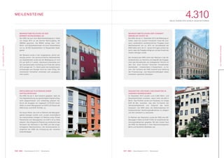 031 KWG | Geschäftsbericht 2012 | Meilensteine
ANUNSEREAKTIONÄRE
4.310NEUE EINHEITEN DURCH AKQUISITIONEN
030 KWG | Geschäftsbericht 2012 | Meilensteine
ANUNSEREAKTIONÄRE
MEILENSTEINE
MEHRHEITSBETEILIGUNG DER CONWERT
IMMOBILIEN INVEST SE
Die KWG hat am 21. Dezember 2012 die Mitteilung er-
halten, dass die conwert Immobilien Invest SE (con-
wert) vorbehaltlich kartellrechtlicher Freigabe einen
Mehrheitsanteil von ca. 60 % am Grundkapital der
KWG halten wird. Am 21. Januar 2013 gab conwert be-
kannt, dass die Freigabe erfolgt sei und der Erwerb der
Anteile vollzogen wurde.
Der Vorstand der KWG nimmt den Wechsel in der Ak-
tionärsstruktur zur Kenntnis und begrüßt das Engage-
ment des Kernaktionärs als strategischen Partner mit
dem Ziel, einen Konzern führender Immobilienbe-
standshalter – insbesondere in Deutschland – zu for-
men. Der Vorstand der KWG erwartet eine Stärkung
der Finanzierungs- und Akquisitionsfähigkeit neben
erwarteten operativen Synergien.
MEHRHEITSBETEILIGUNG AN DER
BARMER WOHNUNGSBAU AG
Die KWG hat sich eine Mehrheitsbeteiligung in Höhe
von knapp 90 % an der Barmer Wohnungsbau AG
(BWAG) gesichert. Die BWAG verfügt über 1.401
Wohn- und Gewerbeeinheiten mit einer Gesamtfläche
von ca. 92.020 Quadratmetern im Wuppertaler Stadt-
gebiet.
Der Bestand wurde in den vergangenen Jahren auf-
wendig saniert. Die durchschnittliche Nettokaltmiete
pro Quadratmeter wurde seit der Beteiligung um rund
8 % auf EUR 4,71 erhöht. Gleichwohl entwickelte sich
der Leerstand stabil und betrug zum Ende des Jahres
2012 weniger als 1 %. Damit waren die Investitionsent-
scheidungen aus heutiger Sicht ein voller Erfolg. Die
erworbenen Immobilien entwickeln sich ausgespro-
chen positiv.
ERFOLGREICHE PLATZIERUNG EINER
KAPITALERHÖHUNG
Die KWG hat am 5. April bekannt gegeben, dass sie
ihre Kapitalerhöhung aus genehmigtem Kapital erfolg-
reich abgeschlossen und vollständig platziert hat.
Durch die Ausgabe von insgesamt 3.576.505 neuen
Aktien zu einem Bezugspreis von EUR 5,25 flossen der
KWG brutto rund EUR 18,8 Mio. zu.
Die neuen Aktien, die nicht im Rahmen des Bezugsan-
gebots bezogen worden sind, wurden anschließend
bei institutionellen Anlegern im Rahmen eines Private
Placements zum Bezugspreis von EUR 5,25 je Aktie
platziert. Die erfolgreiche Platzierung verdeutlicht das
Vertrauen der Aktionäre in die KWG und den einge-
schlagenen Wachstumskurs. Der Emissionserlös er-
möglichte der KWG die Fortsetzung der initiierten
Zukaufstrategie.
AKQUISITION VON RUND 2.900 EINHEITEN IN
UNSEREN KERNREGIONEN
Im Dezember 2012 wurden rund 2.900 Wohn- und
Gewerbeeinheiten erworben, davon mehr als 600 in
Berlin. Das Portfolio wurde zum Kaufpreis von knapp
EUR 90 Mio. erworben, was dem 9,2-fachen der
Jahresnettokaltmiete zum Zeitpunkt des Kaufs
entsprach. Die KWG plant, die Nettomieterlöse mit
entsprechenden Sanierungsmaßnahmen zu steigern
und den Leerstand zu reduzieren.
Im Rahmen der Akquisition wurde der KWG eine Mit-
telzusage in Höhe von EUR 15 Mio. für anstehende Sa-
nierungsmaßnahmen gegeben. Mit dem Zukauf baut
die KWG ihre Bestände in ihren Wachstumsregionen
Berlin und Nordrhein-Westfalen aus.
Löhrerlen,WuppertalVeilchengrund,Celle
Hohenstaufengasse,WienSeestraße,Berlin
 