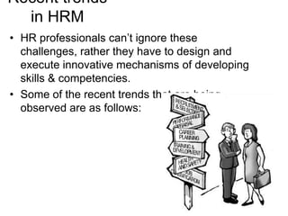CHANGING TRENDS, CHALLENGES & ISSUES IN HRM