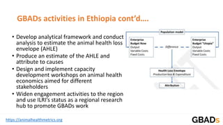 Global Burden of Animal Diseases: Ethiopia case study