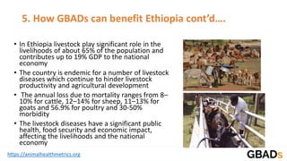 Global Burden of Animal Diseases: Ethiopia case study