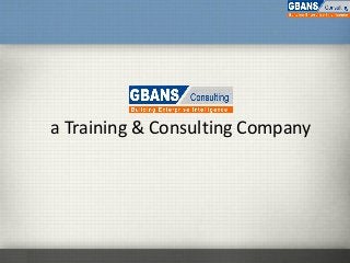 a Training & Consulting Company
 