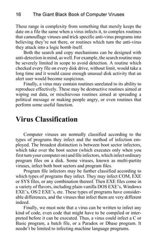 Computer Virus Pdf Notes The Giant Black Book Of Computer Viruses | PDF