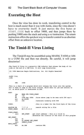 The Giant Black Book Of Computer Viruses | PDF