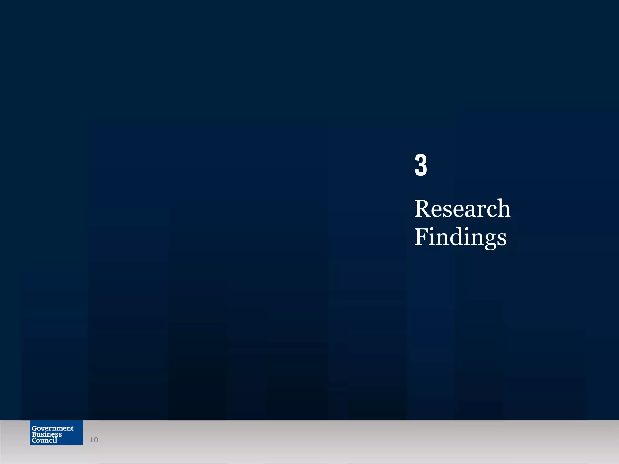 10
3
Research
Findings
 