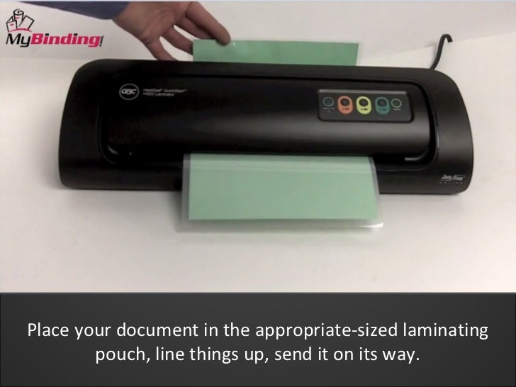 GBC H320 HeatSeal QuickStart 12.5 Inch Pouch Laminator Demo