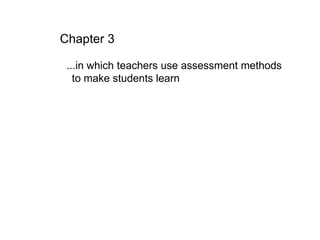 Improving student learning through assessment and feedback in the new ...