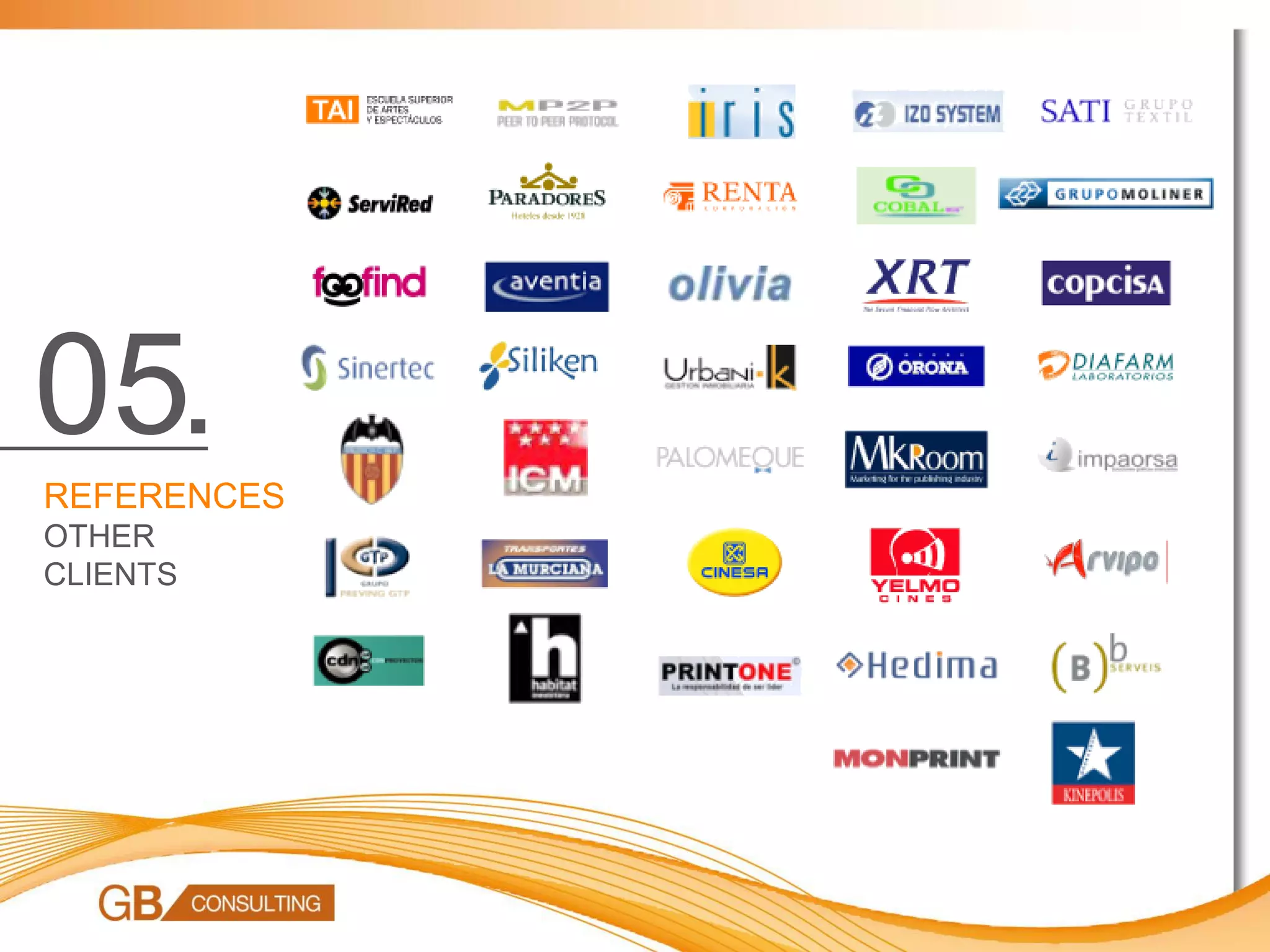 05.
REFERENCES
OTHER
CLIENTS
 