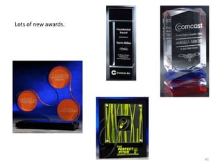 Lots of new awards.




                      45
 