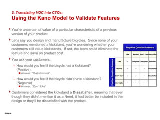 Don’t have alternatives and don’t bias the design toward a particular approach or technology