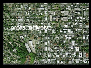 profoundly live
        as a forest
it is a city
 