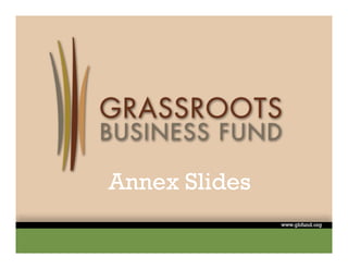 Annex Slides
 