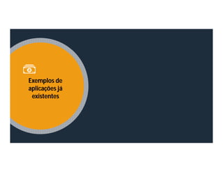 Exemplos de
aplicações já
existentes
 
