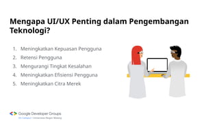 STUDY JAM 2 - UI/UX Fundamentals Driving Tech Evolution Through Design ...