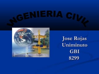 Jose RojasJose Rojas
UniminutoUniminuto
GBIGBI
82998299
 