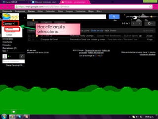Haz clic aquí y
selecciona
contactos
 